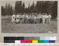 The Merced County Agricultural Club camp at Wawona, June 1926. Gillette, club leader