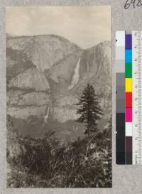 Yosemite Falls from a point on the short trail to Glacier Point. E.F. June 1925