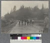 R.E. Burton's Santa Cruz High School class in Scotts Valley