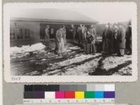 Extension Foresters from 10 central states plus Colorado and California attended sawmill short course at Oregon, Ill.; Sinnissippi Farms under direction of Telford from Madison Laboratory, U.S.F.S. Mar. 1951. Metcalf