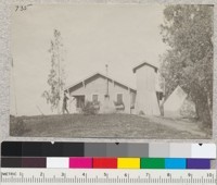 Del Rosa Ranger Station, Angeles National Forest. Windbreak of ...