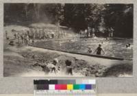 Kings County clubs built the pergola at south end of Whitaker's pool. July 1930