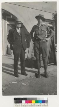 State Forester Pratt and Ranger Hugo Suidblom. Middletown, California. April 1936