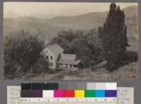 This man failed because he tried to run stock on the poor, shale, hill land with no provision for winter feeding. Had he utilized the water, going to waste down the broad valley, to grow alfalfa this homestead would not now be deserted and going to ruin. North of Mitchell, Oregon. T 11S, R 21 E