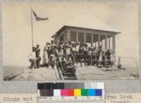 Kings and Tulare 4-H clubs at Buck Rock Lookout Station, Sequoia National Forest. July, 1930