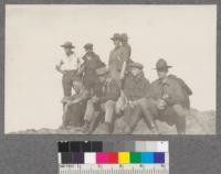 Forestry Club bunch on top of Mt. Diablo. October 1920