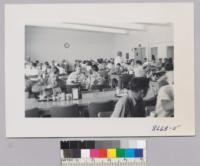 Junior Leaders' Conference, Davis, in dining room. June 1952. Metcalf