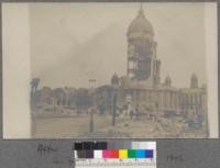 After the Earthquake. San Francisco City Hall. 1906