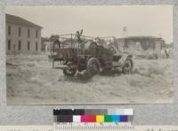 The Newman fire truck on an old Locomobile chassis has given very good service in past years. It is a hand pump outfit. Metcalf. May, 1928