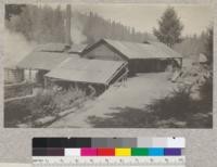 A shingle and shake mill near Branscomb, Mendocino County, California, owned by Wagner & Thomas of Ukiah. July 1925. E.F