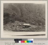 March 3, 1933. Point Mugu - erosion from rains Jan. 3, 1933. Fire occurred Oct. 3, 1932. A. G. Muench. Los Angeles County Dept. Forester & Fire Warden