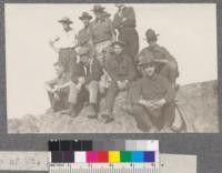 Forestry Club bunch on top of Mt. Diablo. October 1920