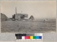 New construction at Catalina Island, December, 1928. Metcalf