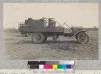 Plainfield. One of the Yolo County rural fire outfits at the field demonstration near Woodland. Metcalf. September, 1928