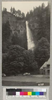 One of the falls along the Columbia River Highway. 1937