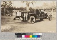 Monrovia Ford fire truck cost about $1000, plus chassis. Has Barton #1 pump and 1000 feet of hose. 1930