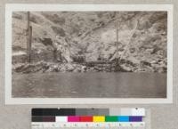 Quarry at Frys Harbor (Tinkers on U.S. chart) Santa Cruz Island. June 1931. (L.A. Forestry Department) Pemberton