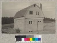 Seed extraction plant of the Ontario Forest Service at St. Williams nursery, built at a cost of $2500. It has an upper story, six revolving drums with total capacity of fifteen bushels of cones per day. Heated by two stoves burning wood or cones