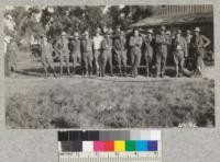 Personnel of the State Division of Forestry attending the Madera Fire Warden's Conference. Apr. 1930