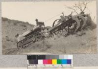 Road machinery demonstrations on Santa Barbara Forest. April, 1929. Metcalf