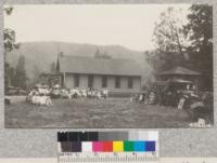 At Ahwahnee, Madera County, the demonstration was given for the Farm Center at the school on Sunday afternoon. Metcalf. 1928