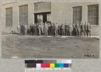 Portion of the crowd of 150 attending the Rural Fire Institute, Davis, Dec. 1929