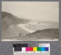 View of mouth of Navarro River. Oct. 1922