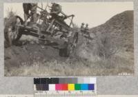 Road machinery demonstration on Santa Barbara Forest. April, 1929. Metcalf