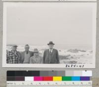 Metcalf, Burton, Morris and Evans. 17 mile drive, Pacific Grove. Metcalf. Dec. 1952