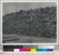 Redwood Region. Cores of Douglas fir veneer logs from Calpella and north to Masonite Corporation. Diameters from 10" to 24". E.F. 9-11-50