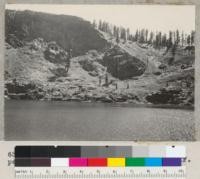 Crystal Lake, Mt. Hough, just below peak. June 9, 1939. E.F