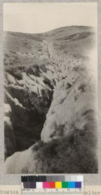 Erosion on Coast Road near Shelter Cove, San Mateo County, California. Octo. 1932. E. F