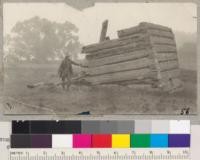 Remains of building at Fort Ross, Sonoma County, constructed by Russians about 1840