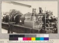 Sugar Pine Lumber Company, Fresno, California. 759 K. V. Allis-Chalmers low pressure turbine. 2-others are of 1500 K. V. each requiring hi-pressure. Sept. 1923