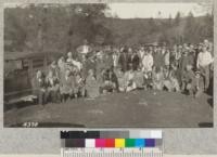 Group of club leaders at Las Posadas Forest, February, 1928, when camp plans were proposed. Metcalf