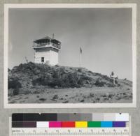 Latour Butte Lookout Station. Operated by State of California in Latour Forest (state-owned) Elevation 6732'. 9/12/44 E. F