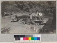 Boulder Creek demonstration. Santa Cruz County. 1929. Metcalf