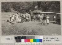 The sad part of camping at Whitaker's Forest is loading up to go home. 1932
