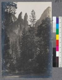 Cathedral Spires and Cathedral Rock - Yosemite Valley