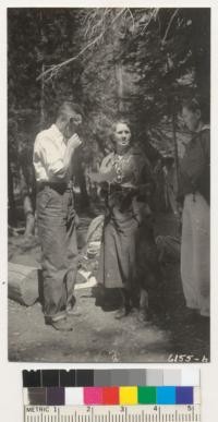 A. Christiansen, Mrs. Ada Boucher, Doris Fraser. [handwriting on photo card is unclear]