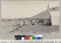 On Sunday, May 5th, after helping to put out a 5-acre fire near Bakersfield, we helped out at the opening of the Kern River Park by giving the demonstration beside the little artificial lake. May, 1929. Metcalf