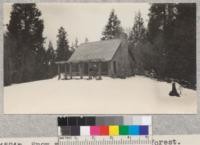 Snow scenes at Whitaker's Forest. April, 1929. Metcalf