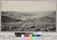 Grand Coulee Dam project on the Columbia - general view from hill to south. 1937. Metcalf