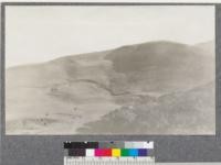 Earth slides in hills on West side of San Pablo Valley. Fall, 1920