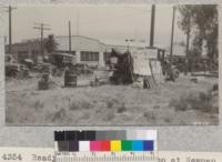 Ready for the demonstration at Newman, Stanislaus County where we had 60 present and fire help from the local fire chief. Metcalf. May, 1928