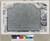 Historical Marker at Fort Ross State Park. Metcalf. May 1954