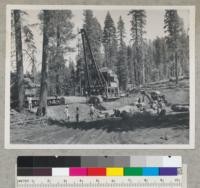 "Jammer" loading pine at McCloud River Lumber Company operation. Shasta County near Whitehorse. 9/13/44 E. F