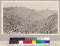 No. 159274 Forest Service. Union Lumber Company, Pudding Creek, topography in Mendocino region - showing recent one-year old and two-year old cutting area. 9/20/21. (Sea level 1/4 of section 28 T19N R17W MD 8/71)