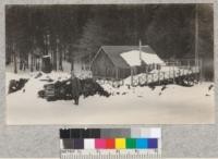 Snow scenes at Whitaker's Forest. April, 1929. Metcalf