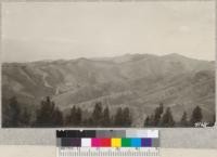 View north over the Berkeley Hills from Round Top tower. May, 1927